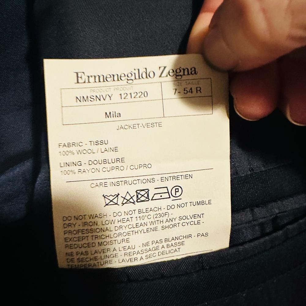 Ermenegildo Zegna luxury multi season Jacket Sz 54-R 100% Wool FLASH SALE! - Picture 4 of 9
